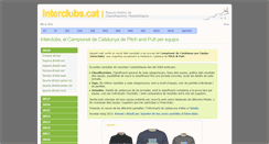 Desktop Screenshot of interclubs.cat